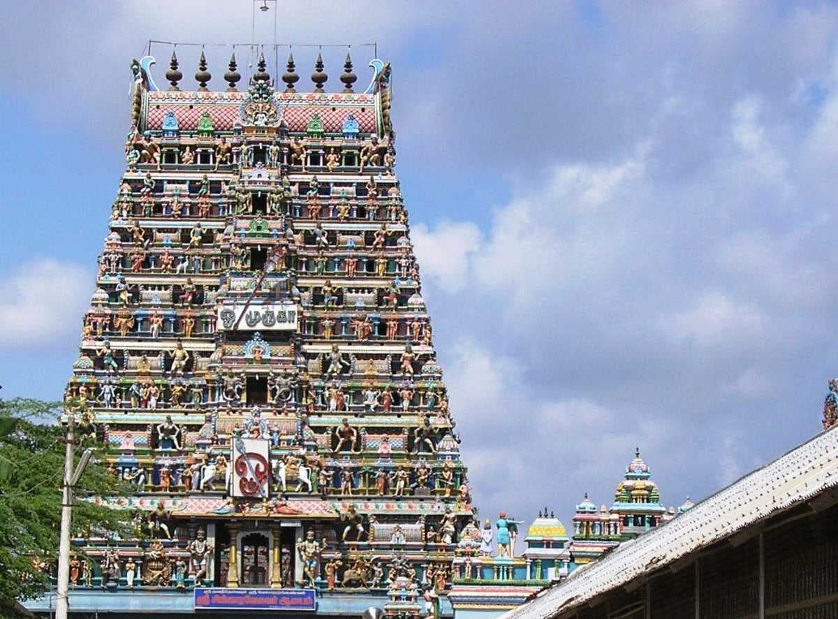 Sikkal Singaravelan Temple Tower