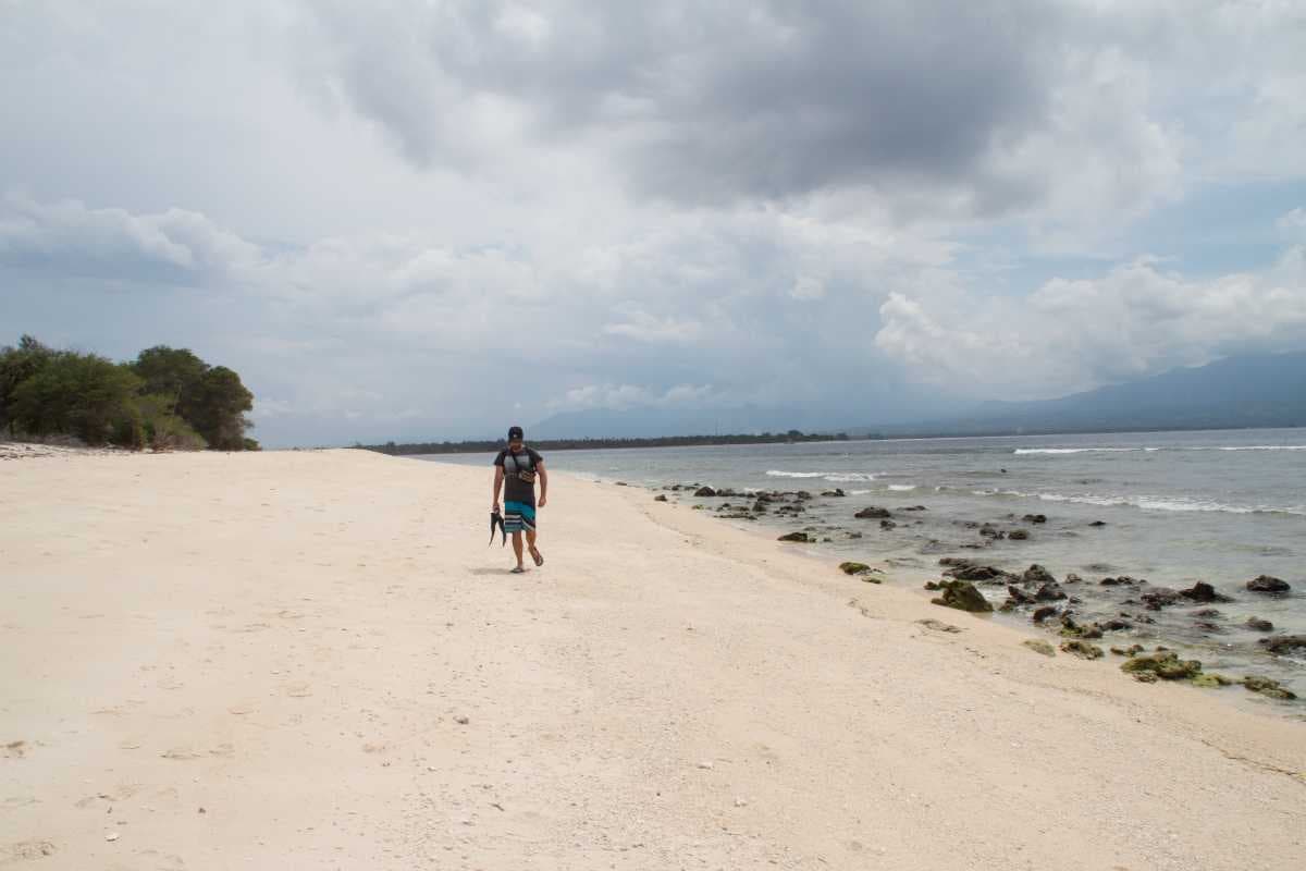 Gili Air beach - Smallest of the Gili Islands