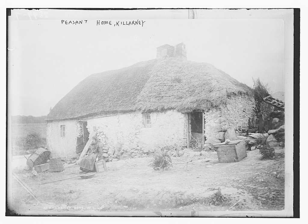 Peasant home, Killarney, early 1910s