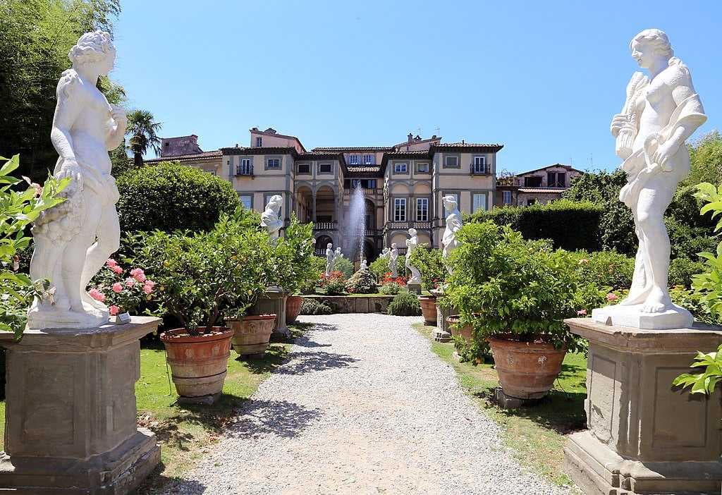 Palazzo Pfanner, garden view