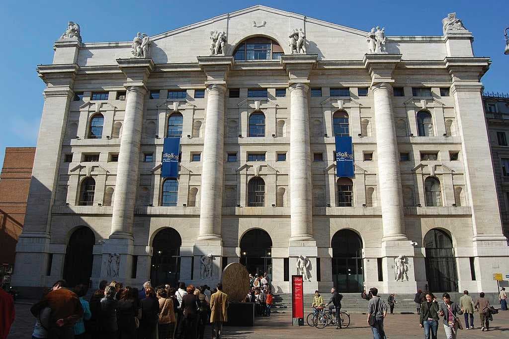 Milan Stock Exchange, Italys main.