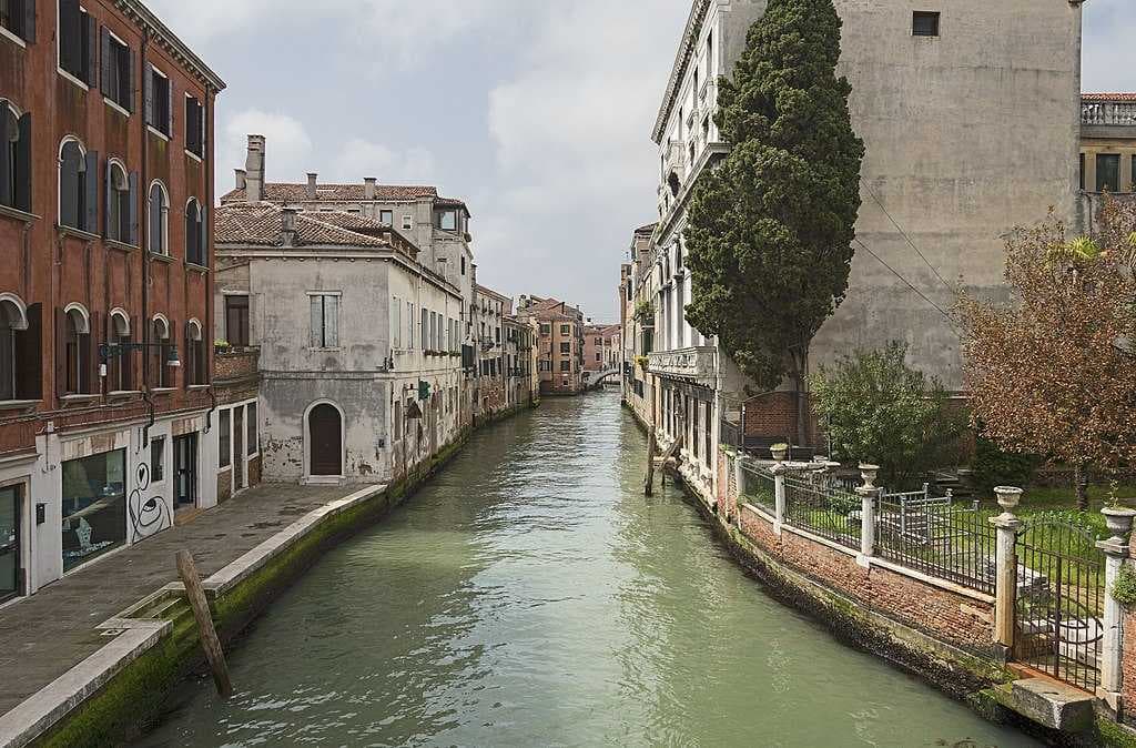 Venice view from the Bridge Foscari, to the Bridge Santa Margherita