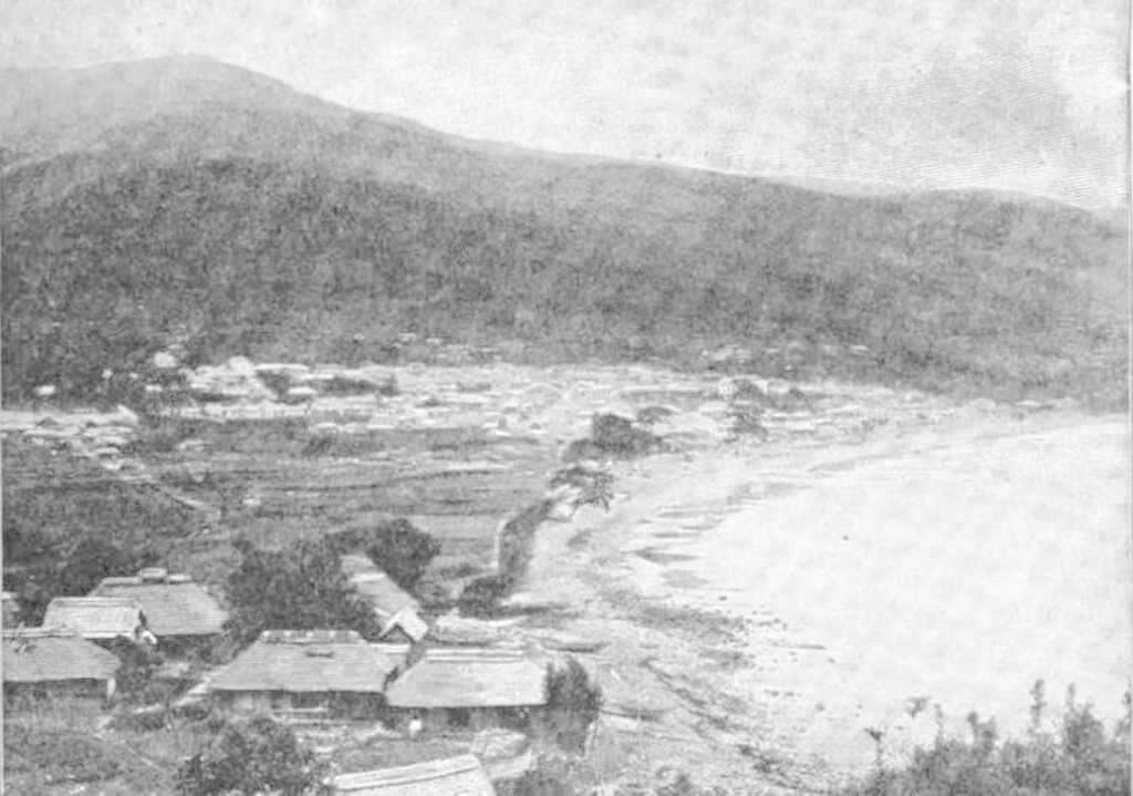 View of Atami in 1900