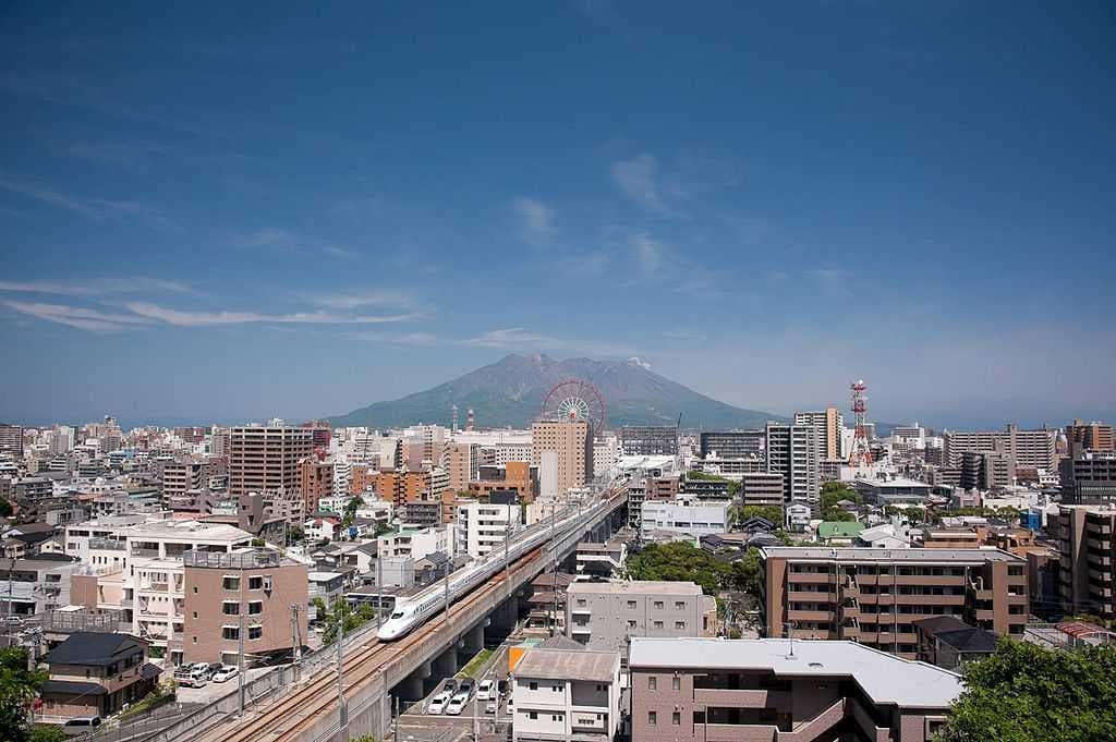 Sakurajima and Kagoshima City