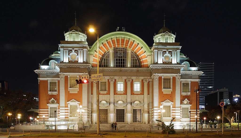 Osaka Central Public Hall in Nakanoshima district
