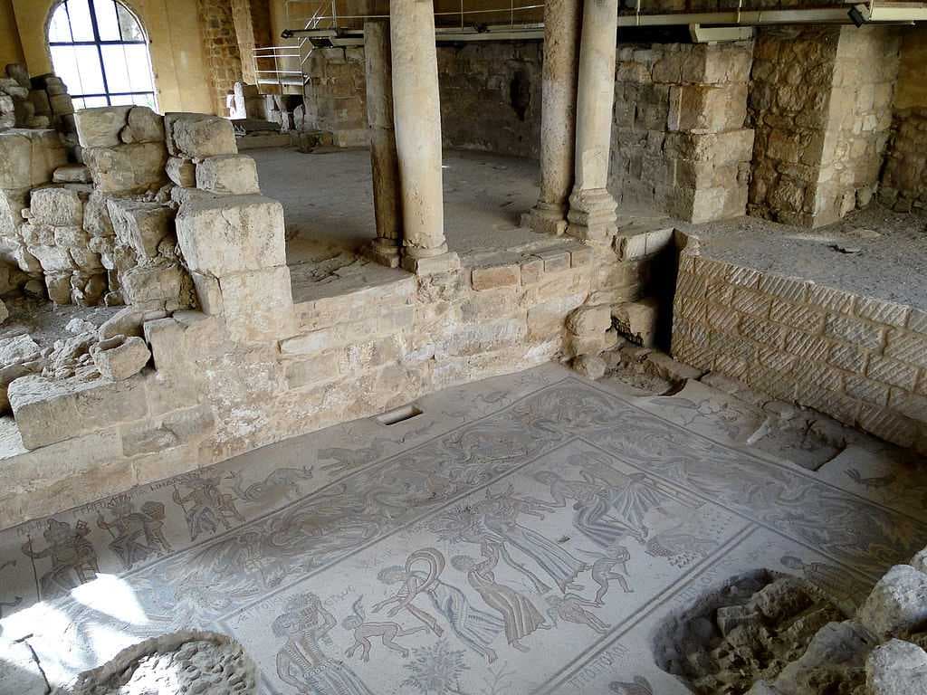 Hippolytus Hall in the Archaeological Park of Madaba