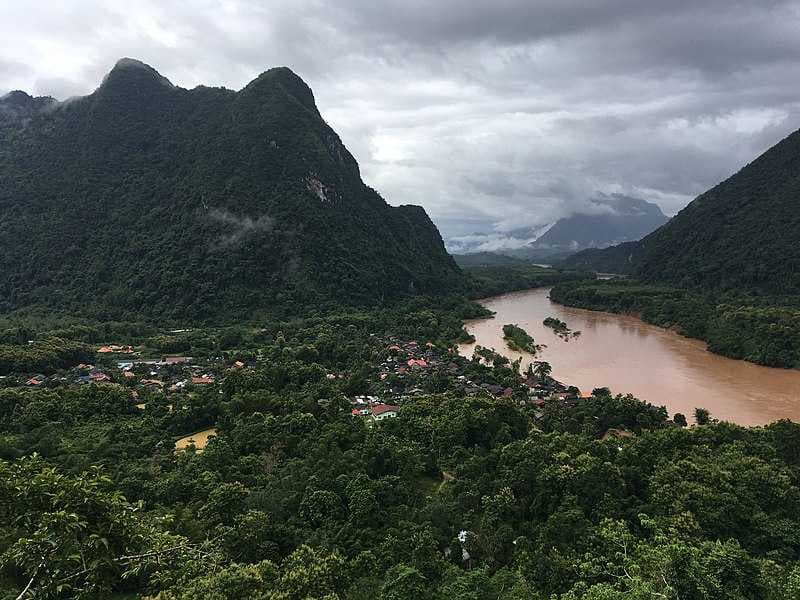 Muang Ngoi Neua and the Nam Ou from the Phanoi Viewpoint