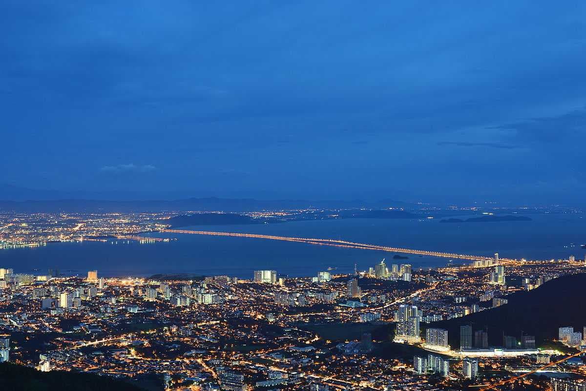 View from the Penang hill