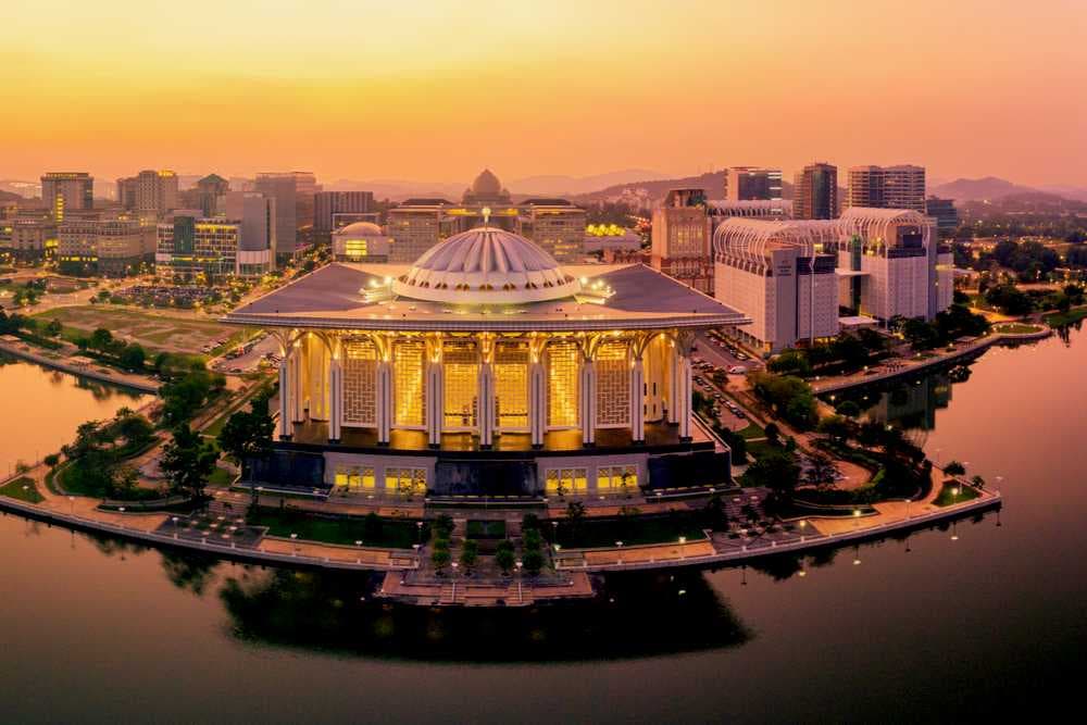 Early Morning View of Iron Mosque (Masjid Besi)