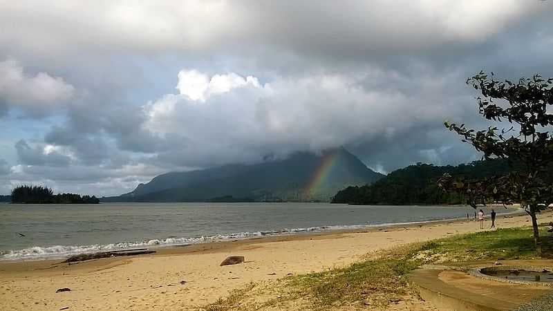 Santubong Beach and Mount Santubong