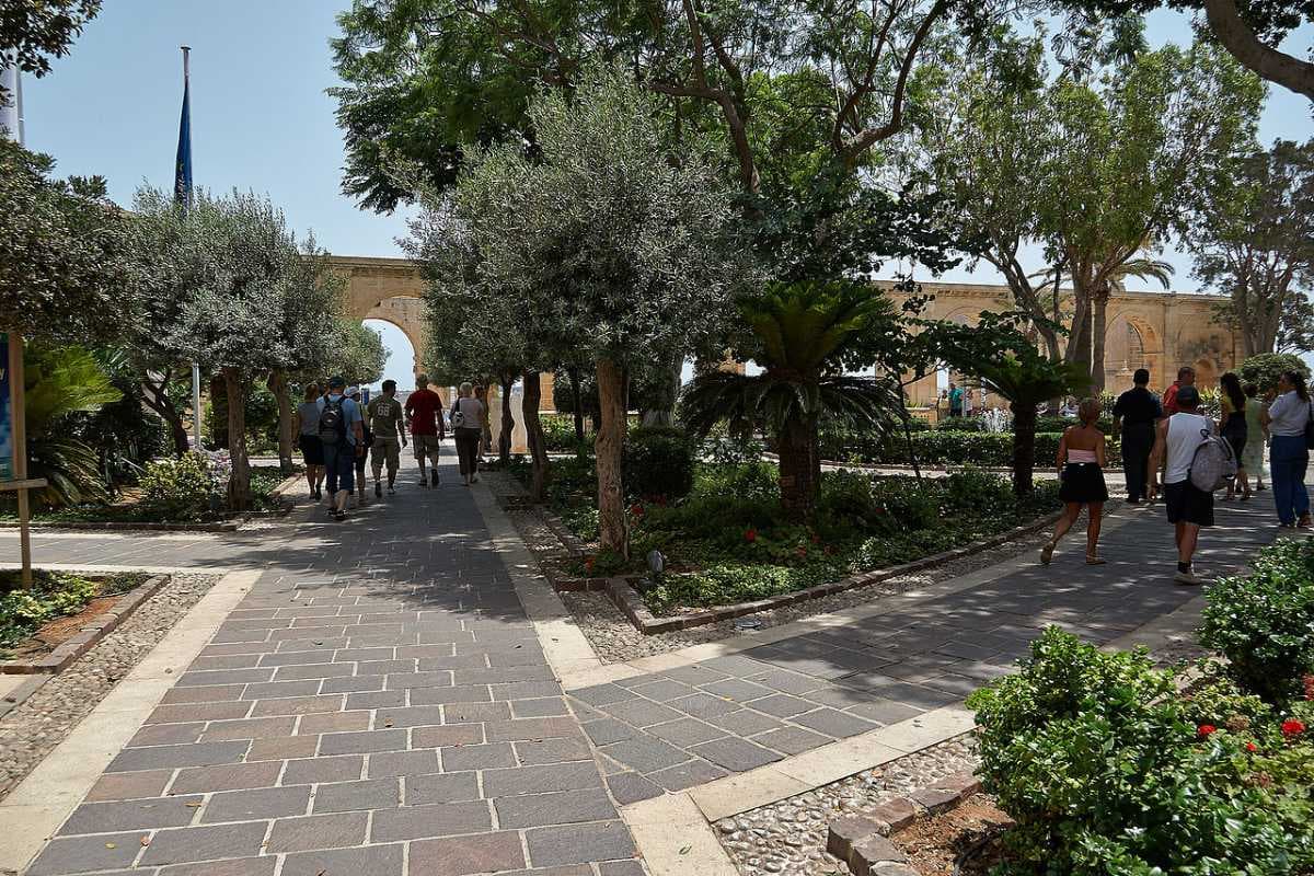 Upper Barrakka Gardens in Malta