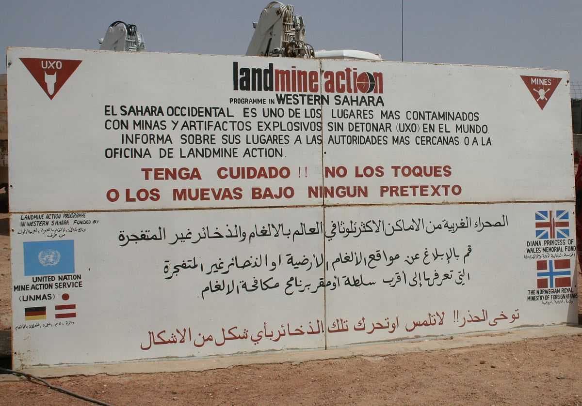 Landmine Signpost