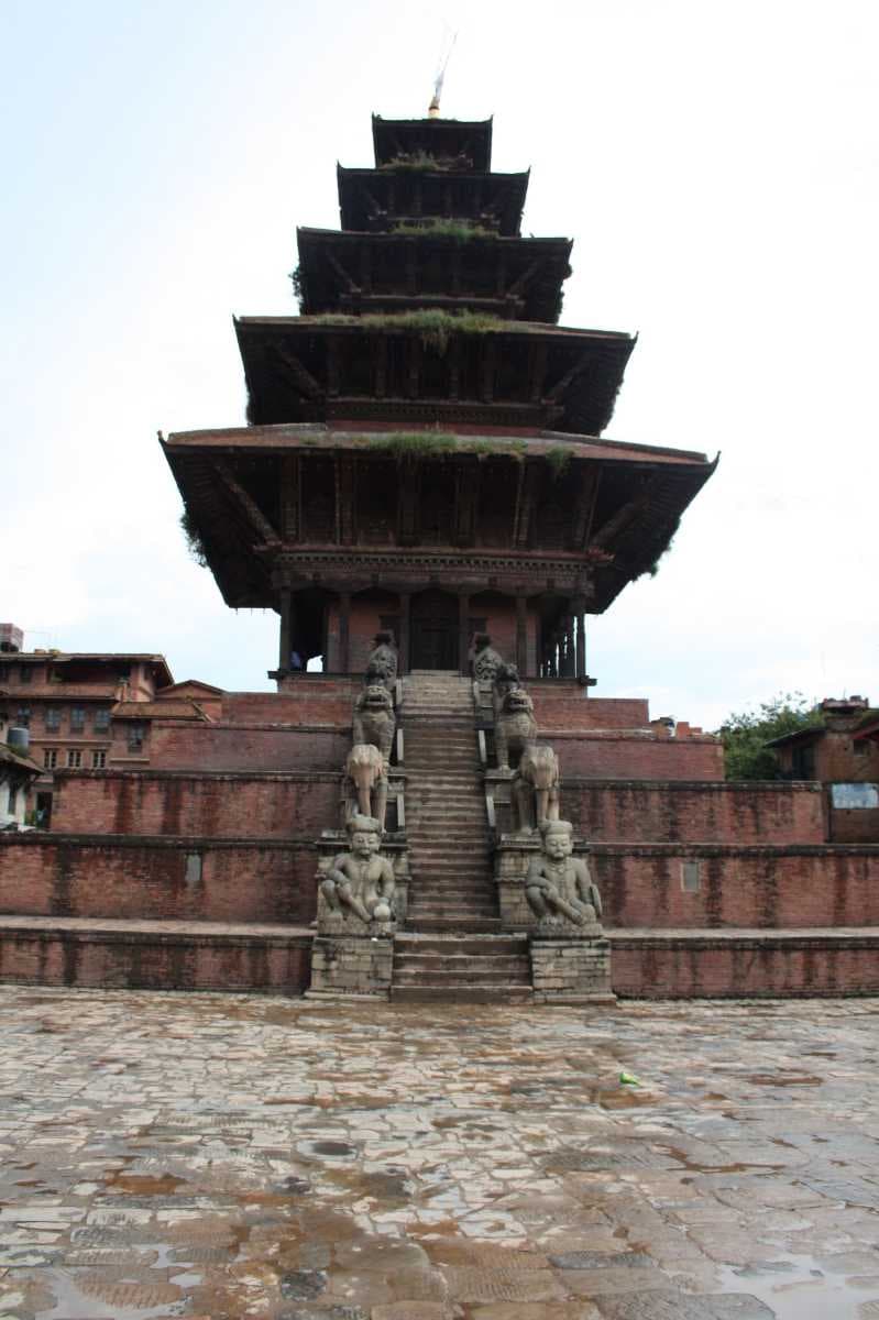 The Entrance of Nyatapol Temple