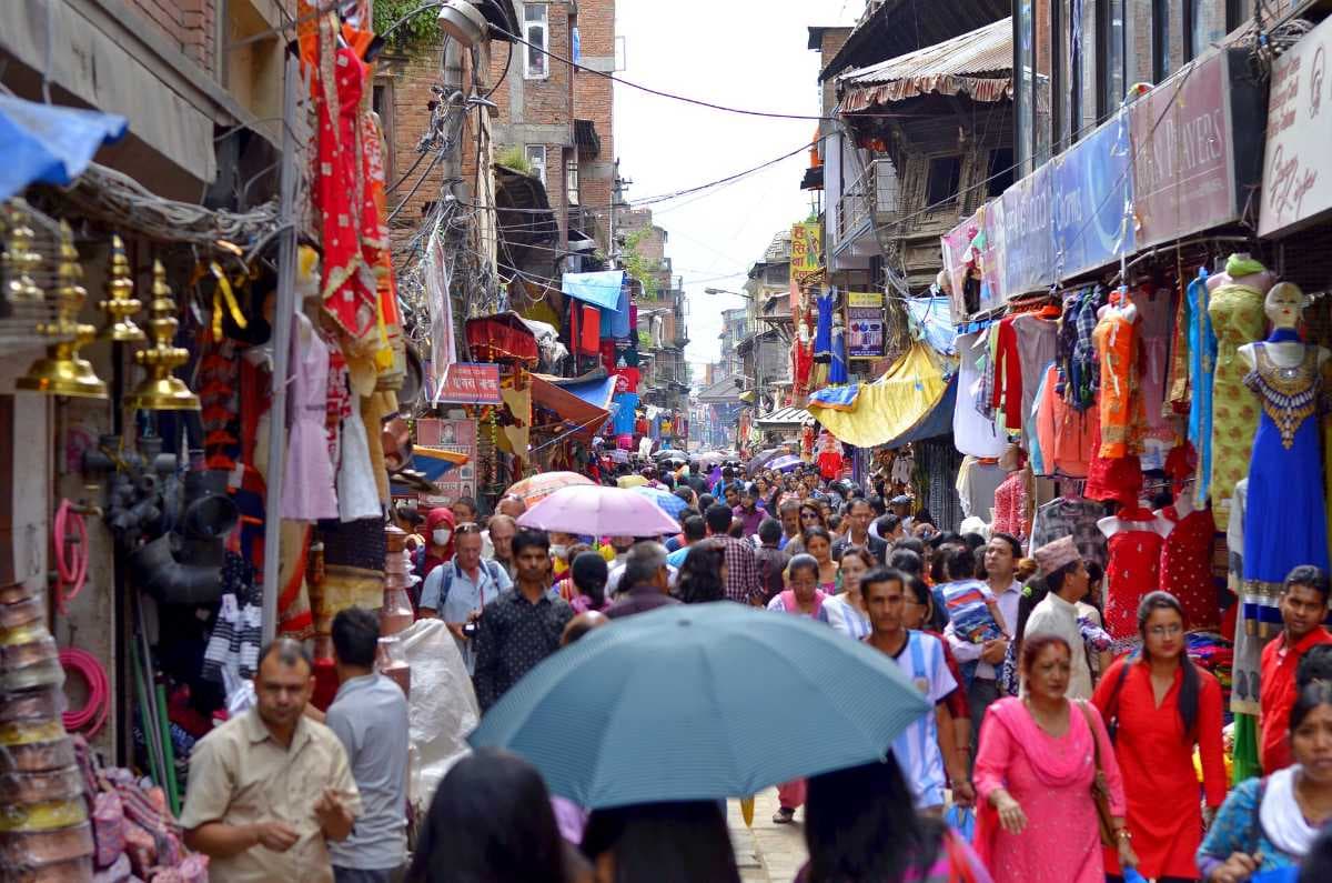 Local Shopping Street in Biratnagar