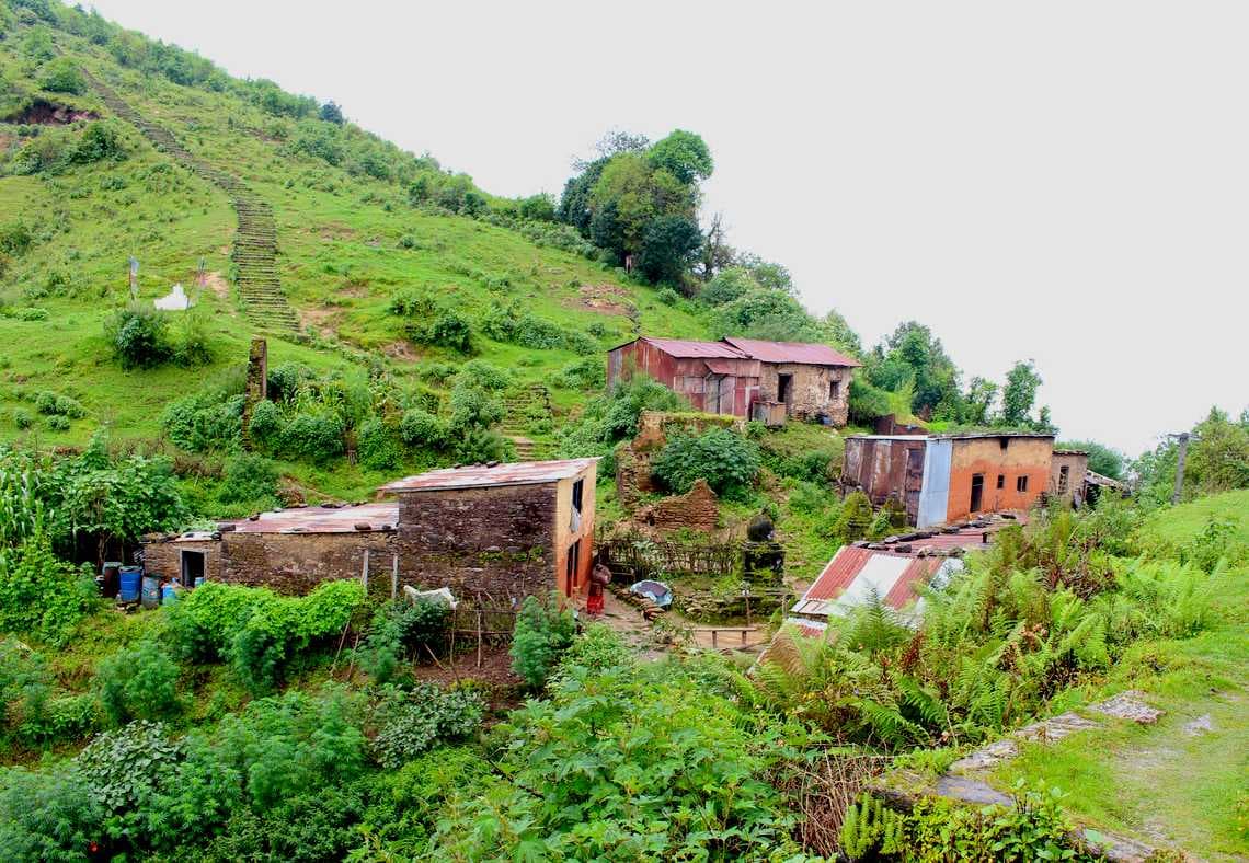 View of Hiking Trials in Chitlang