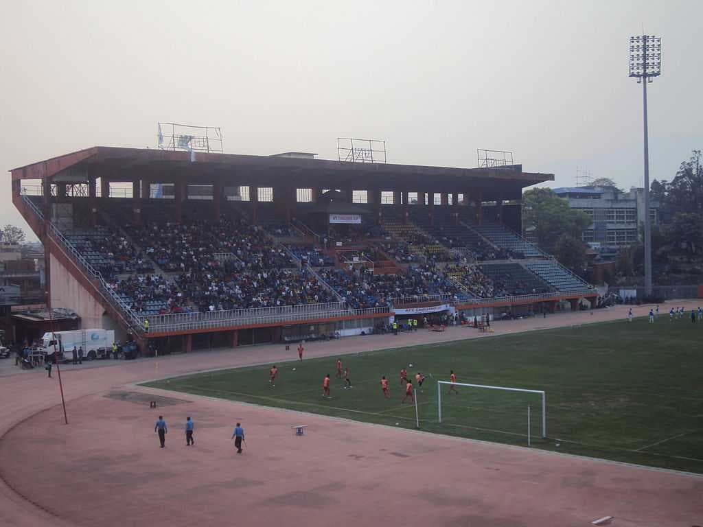 Dasarath Rangashala Stadium in Kathmandu