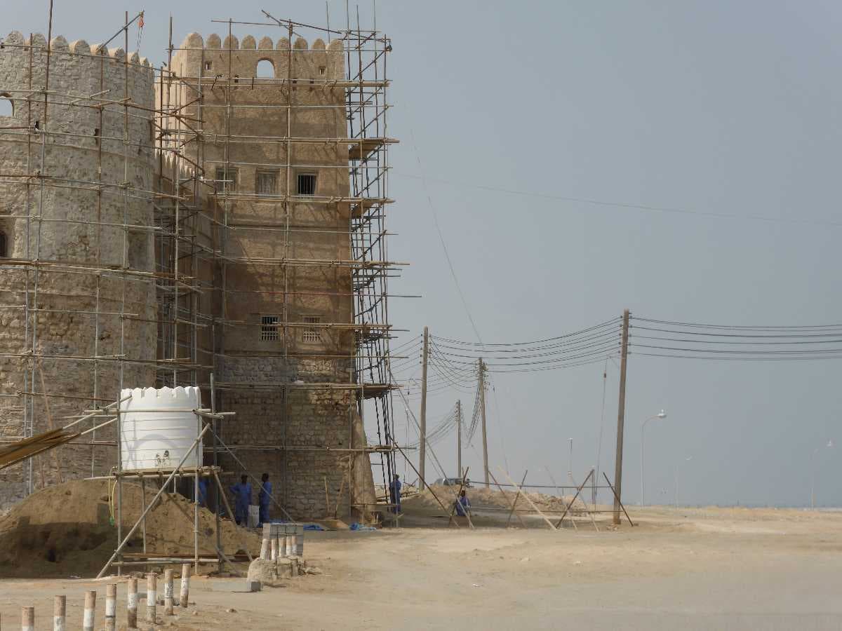 Barka Fort Under Renovation
