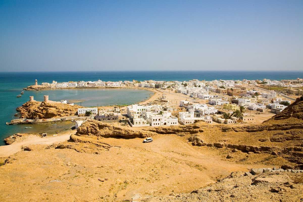 Aerial View of Sur City, Oman