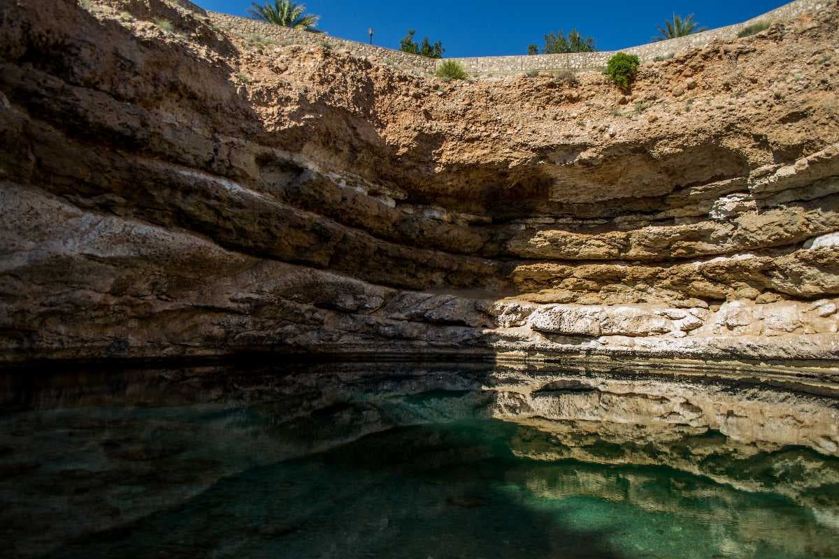 Bimmah Sinkhole - Lake Filled with Turquoise Water