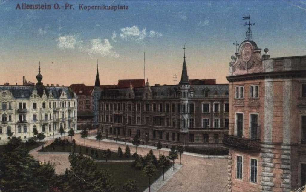 Kopernikusplatz (postcard, 1917)