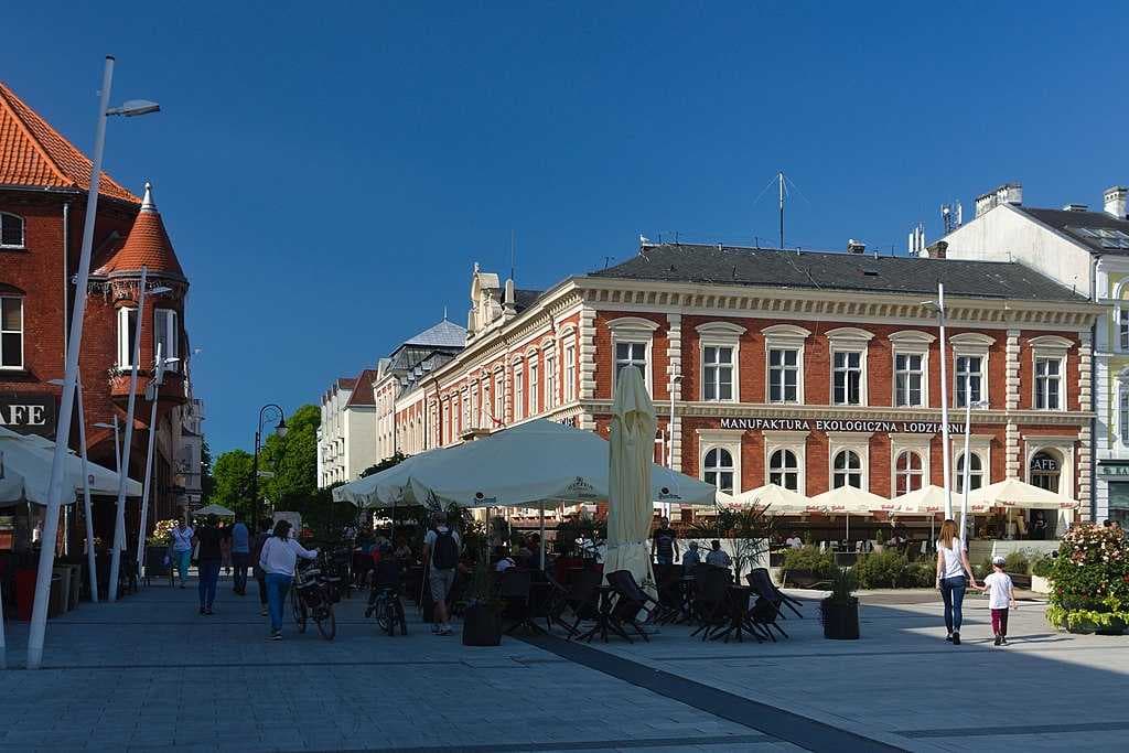 City center with the main post office