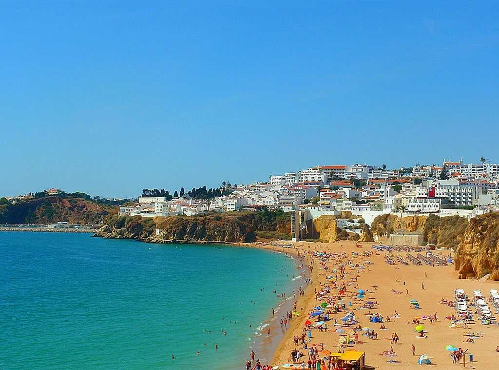 Beach in Albufeira.