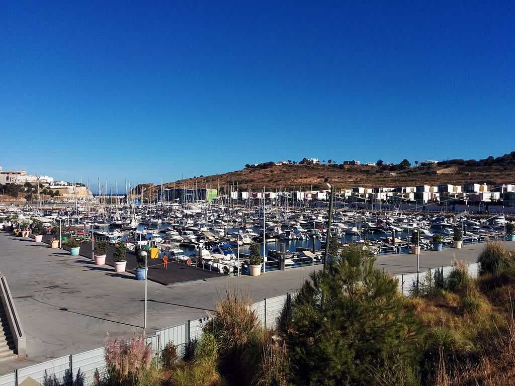 Albufeira marina facing south east