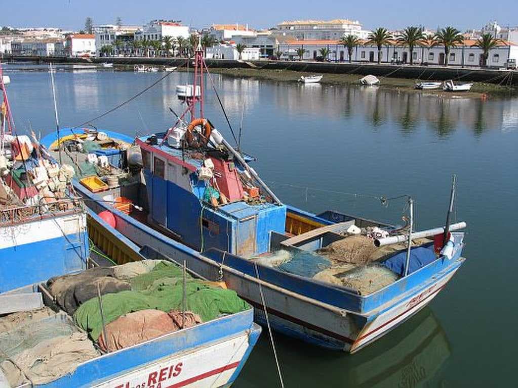 Fishing boat in Tavira