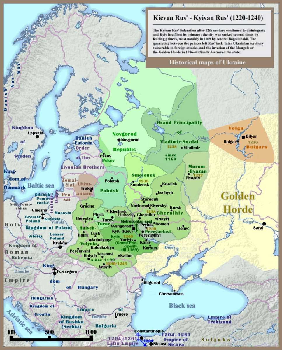 The principality on the northeastern periphery of Kievan Rus, Vladimir-Suzdal, grew into the Grand Duchy of Moscow
