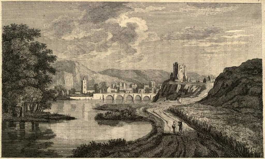 Engraving of Inverness from A Tour in Scotland by Thomas Pennant, 1771.