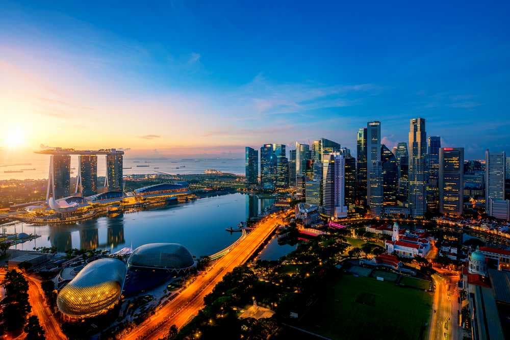 Skyline View of Singapore