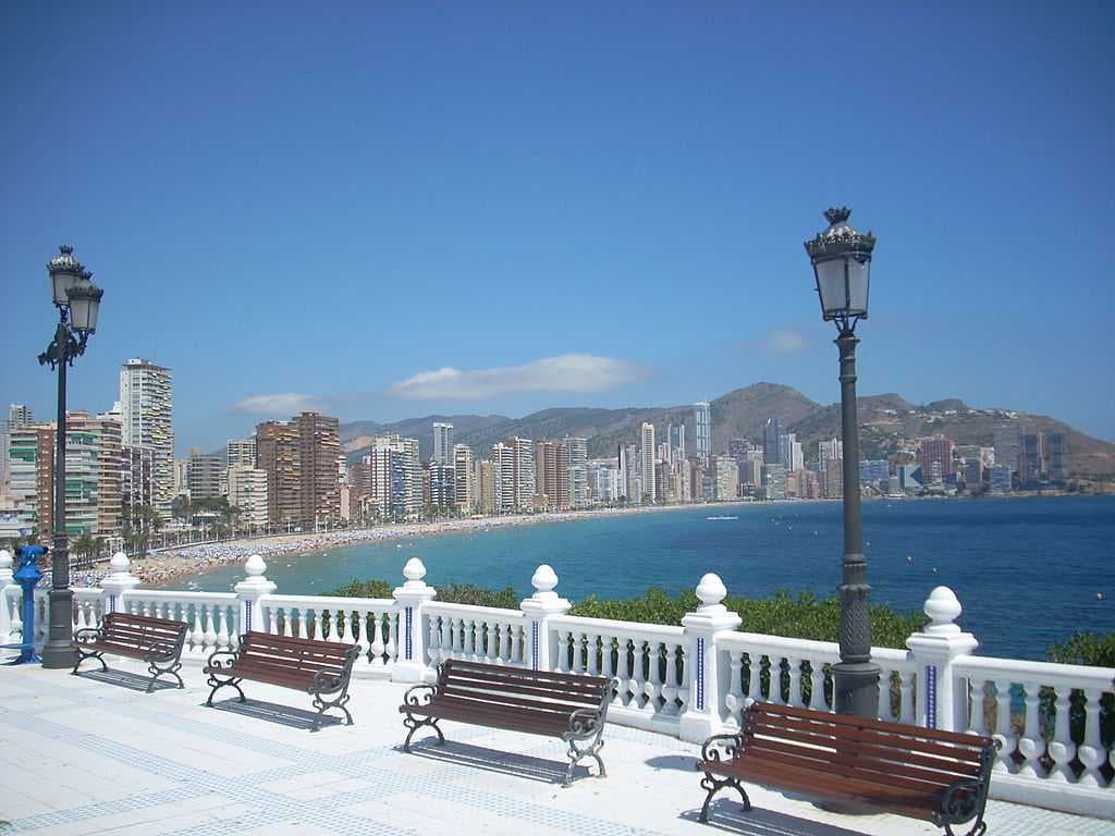 Benidorm skyline