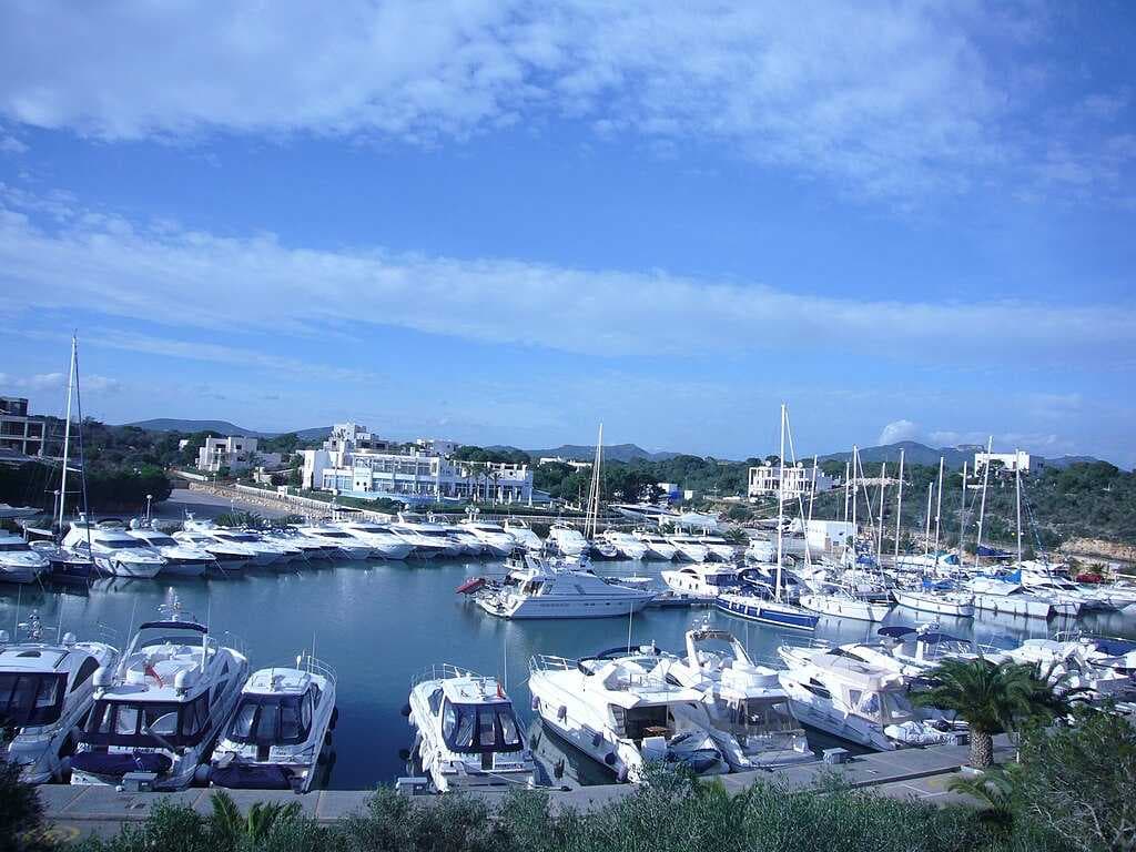 The marina of Cala d'Or