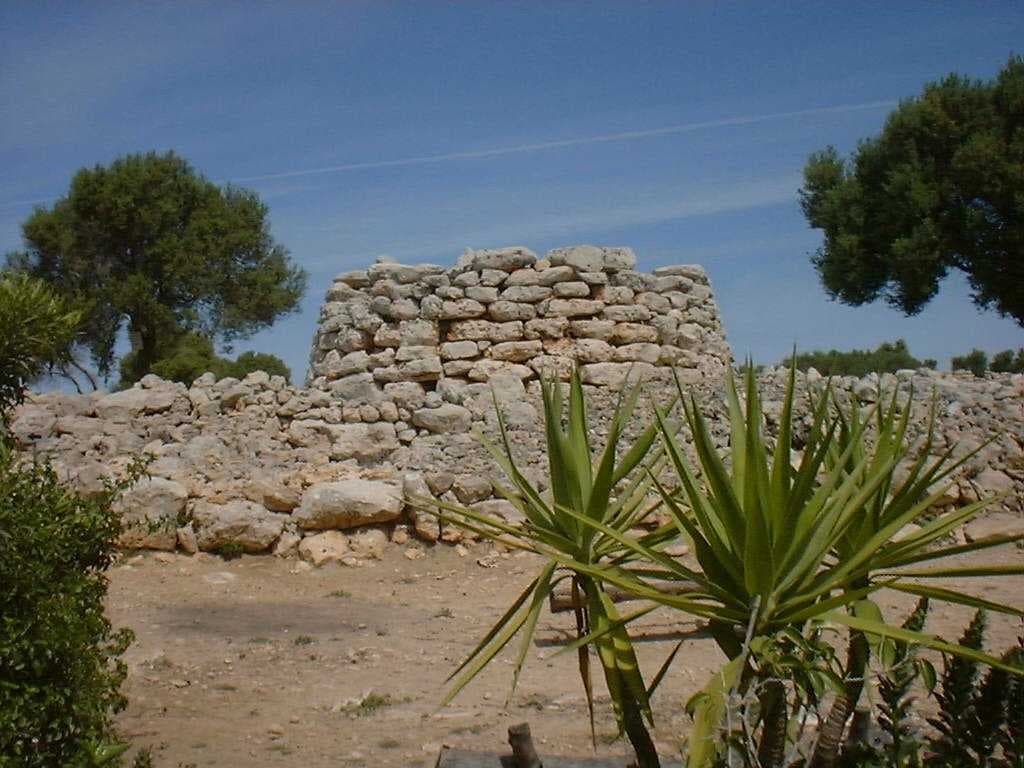Example of prehistoric talaiot in Majorca