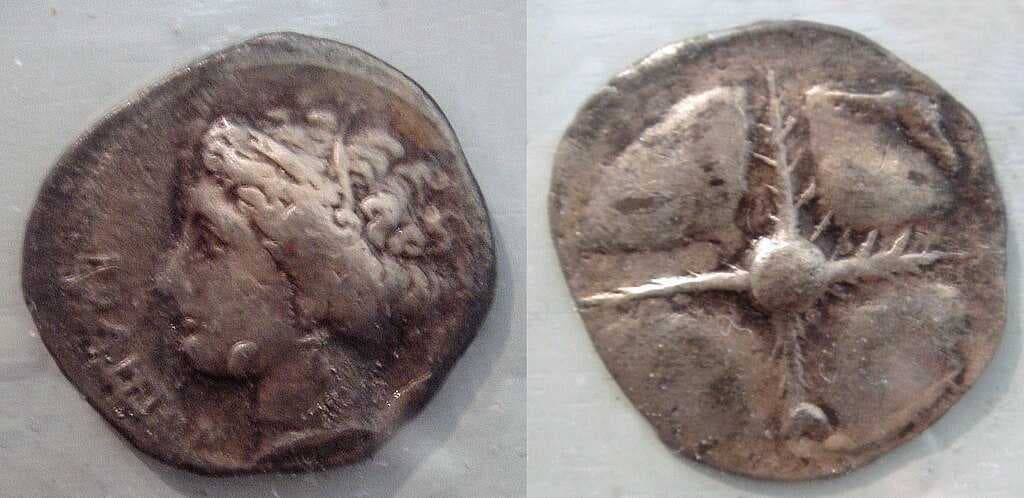 Rhoda coins, 5th-1st century BCE