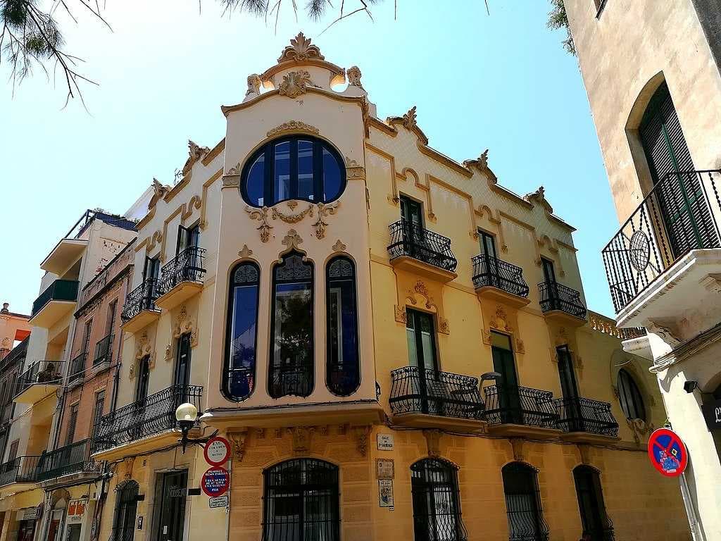 Casa Manuel Planas (1908), one of the finest examples of americano architecture in Sitges.
