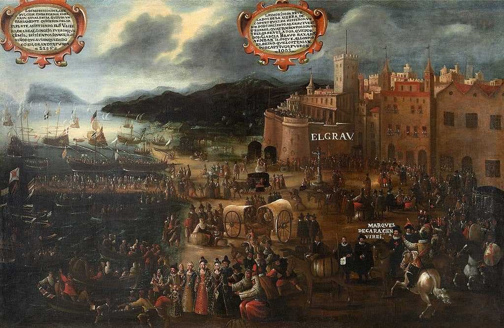 Expulsion of the Moriscos from Valencia Grau by Pere Oromig (1616)