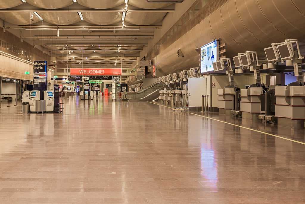 Terminal 5 check-in area