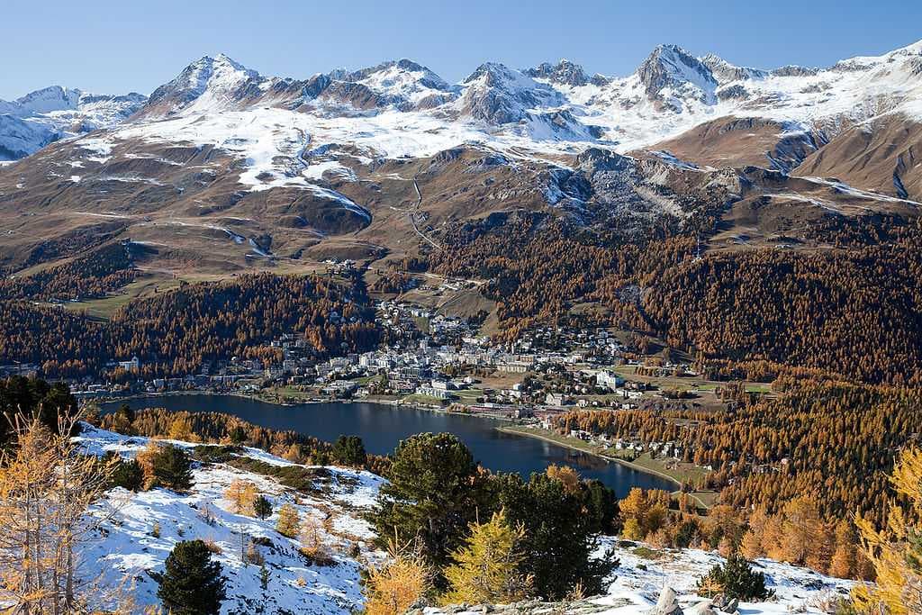 St. Moritz from above