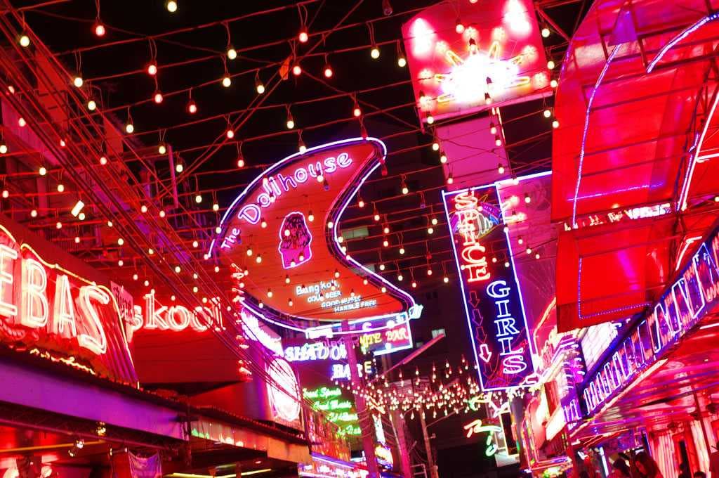 Vibrant Night Life In Bangkok