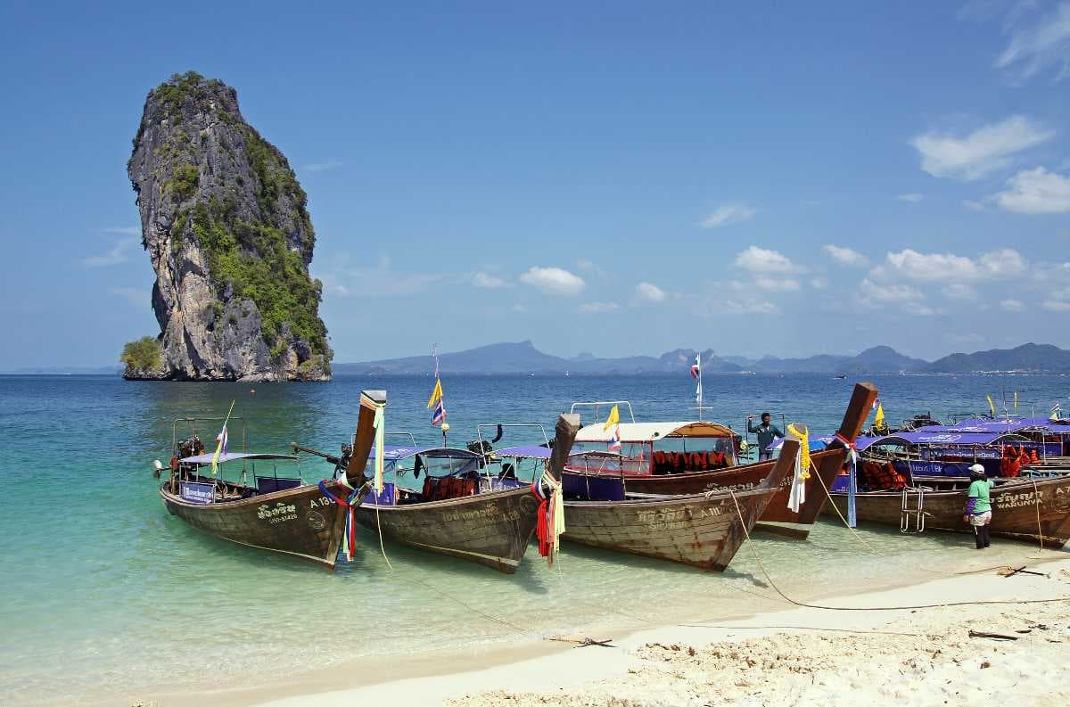 Boating in the Beautiful Koh Poda Island