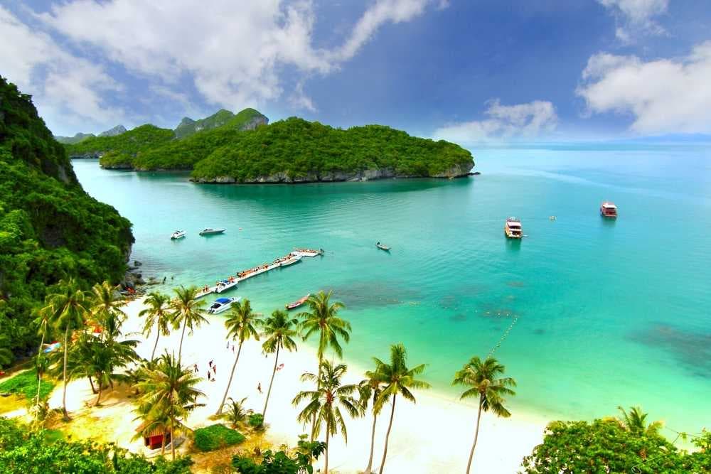 Aerial View of Koh Samui