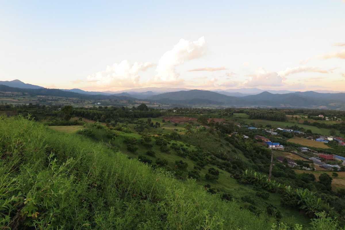 Beautiful Pai Town Surrounded by Greenery