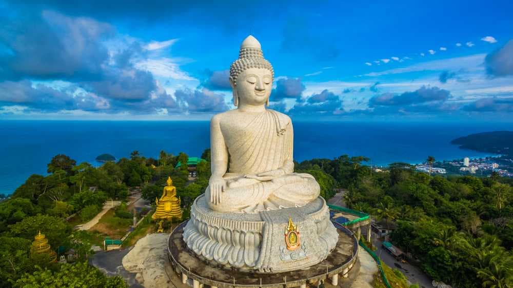 White Buddha Statue - One of the Landmarks in Phuket