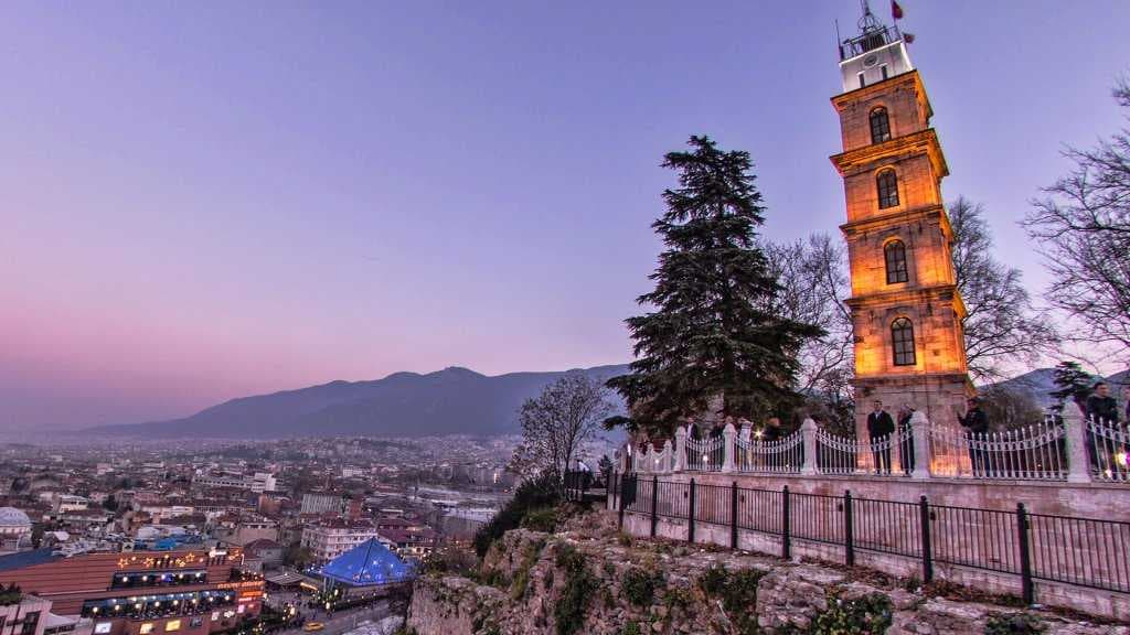 Tophane Clock Tower in Bursa