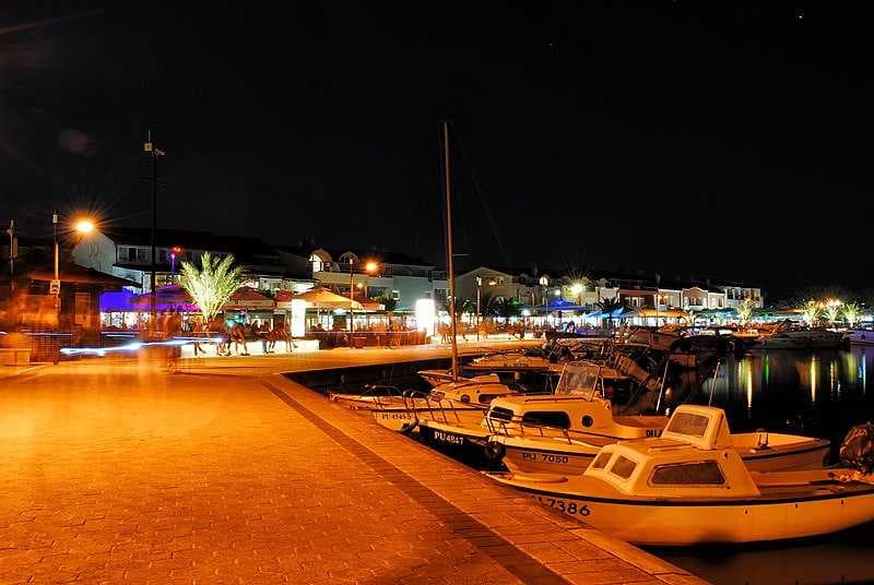 Cesme Marina at Night