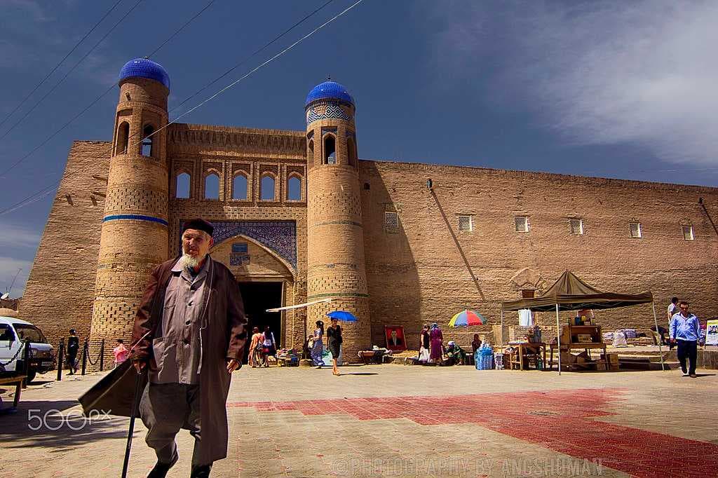 2014 Image of Palvan Gate Of Khiva, built in the early 19th century and known to have hosted large slave market and a center of punishments and executions