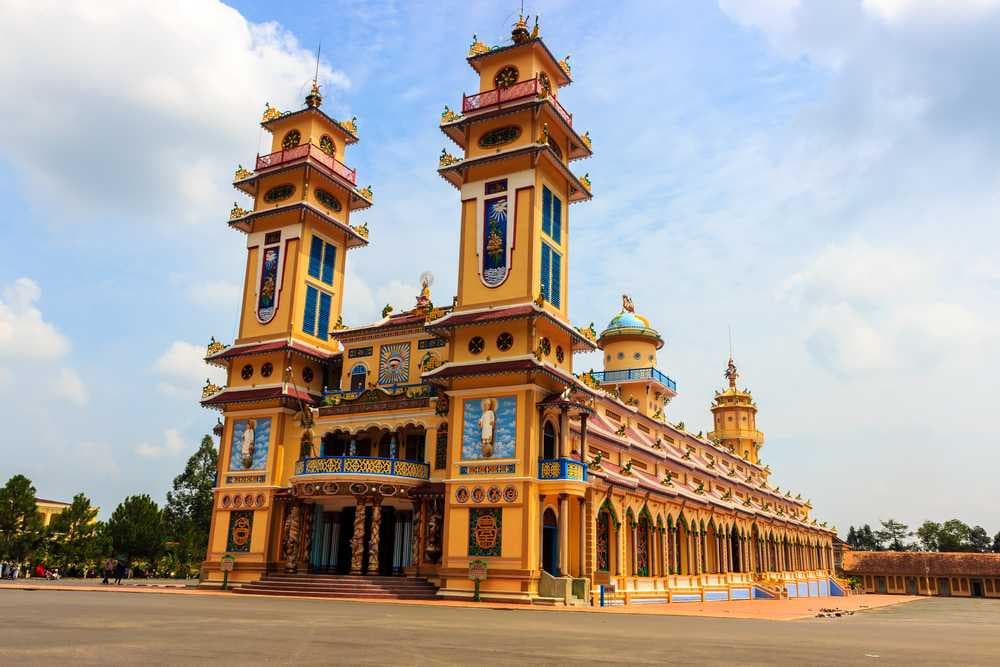 Cao Dai Temple - Religious Shrine of Caodaism