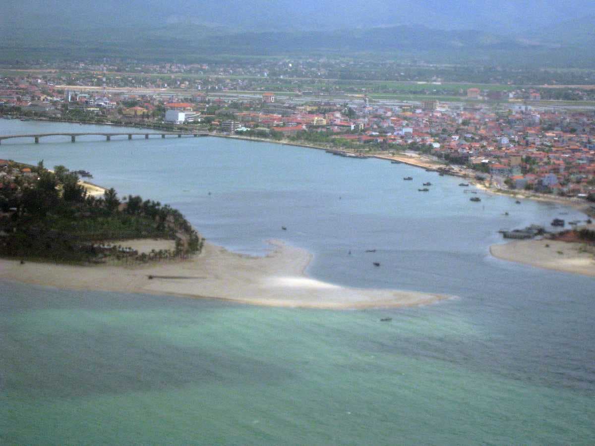 Aerial View of Dong Hoi