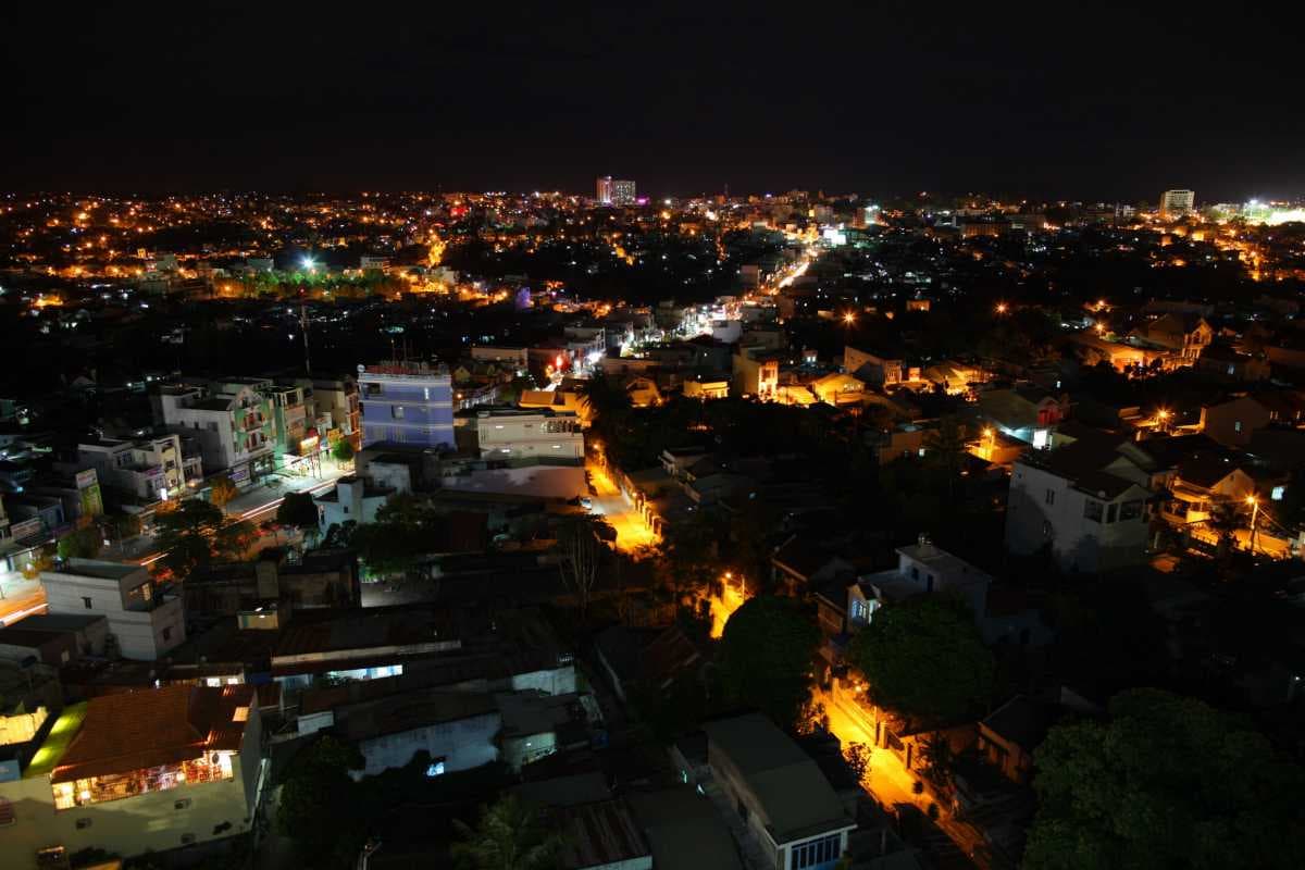 Night View of Pleiku City